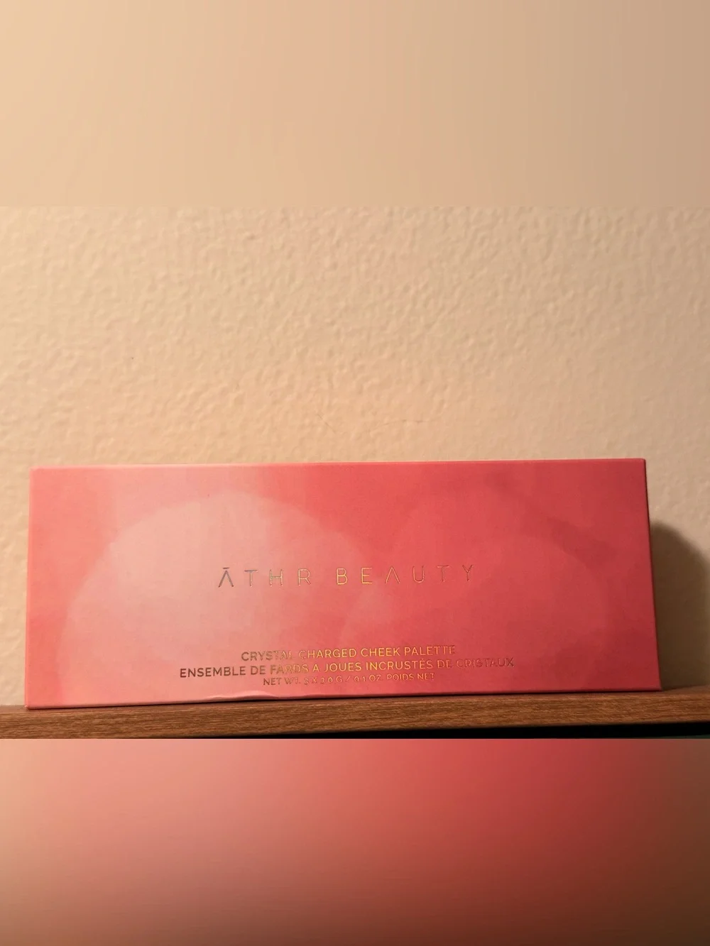 Athr Beauty Ruby Crystal Charged Cheek Palette Blush Trio NIB